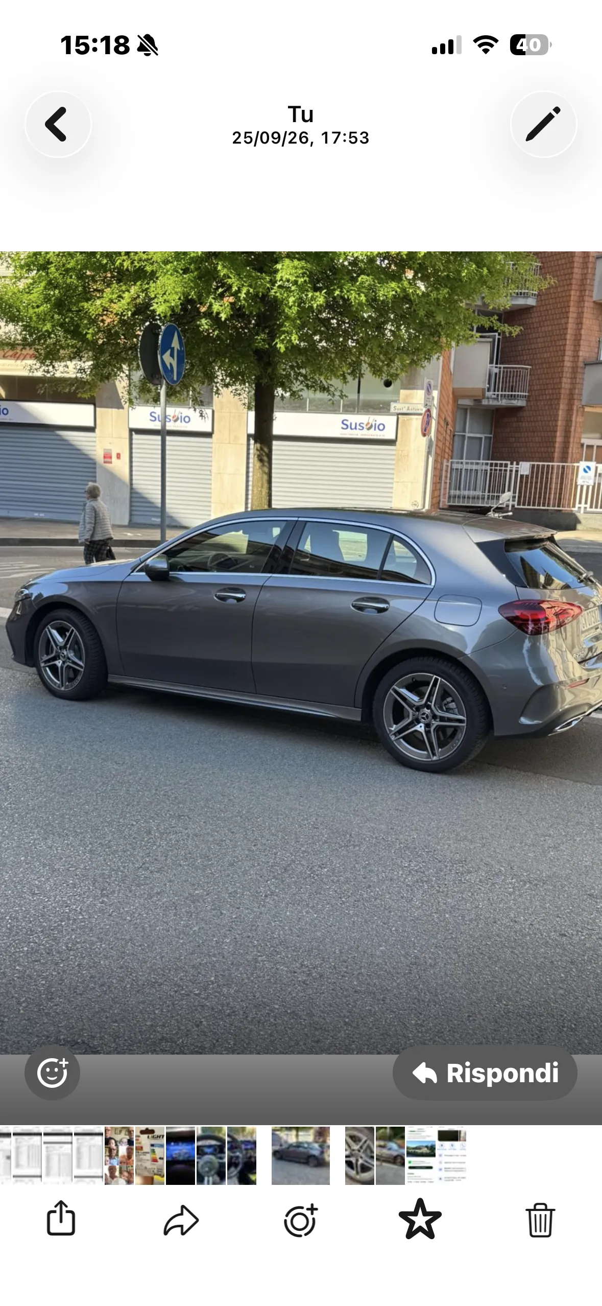 Subentro Mercedes A250e plug in AMG advanced plus